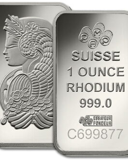 1 Oz Rhodium Bars