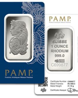 1 Oz Rhodium Bars