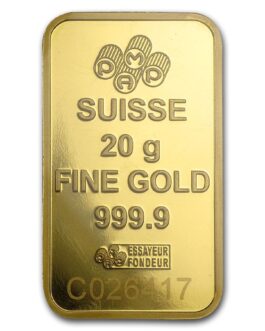 PAMP Suisse 20 Gram Gold Bar